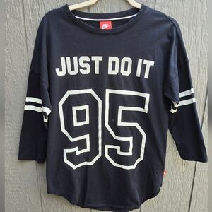 Nike 3/4 Sleeve Top - "Just Do It" - "95"